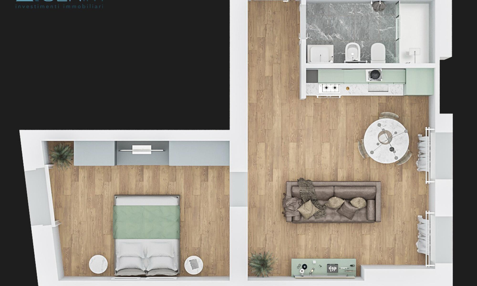 Appartamento 48mq Genova Castelletto Appartamento 48mq Genova Castelletto