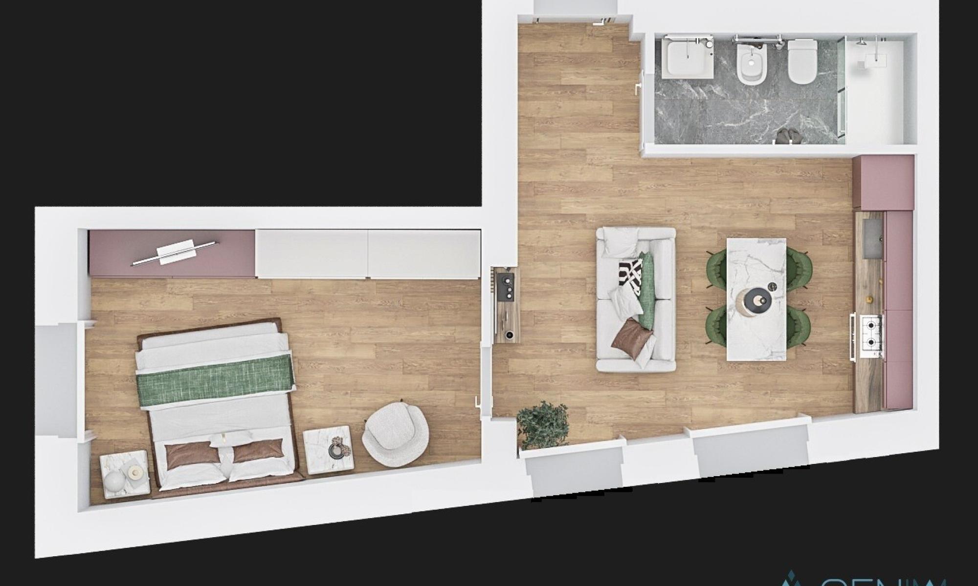 Appartamento 47mq Genova Castelletto Appartamento 47mq Genova Castelletto